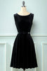 Load image into Gallery viewer, Velvet Vintage 1950s Dress
