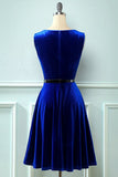 Velvet Vintage 1950s Dress