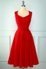 Load image into Gallery viewer, Red Sash Graduation Dress