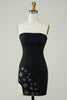 Load image into Gallery viewer, Stylish Sheath Strapless Black Short Party Dress