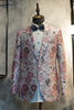 Load image into Gallery viewer, Pink Floral Jacquard Shawl Lapel 2 Piece Prom Homecoming Suits