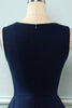 Load image into Gallery viewer, Navy Vintage 1950s Swing Dress