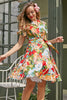 Load image into Gallery viewer, Vintage Print 1950s Swing Dress