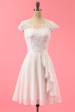 Formal Lace Ruffle Dress