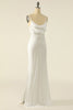 Load image into Gallery viewer, Ivory Satin Simple Wedding Dress