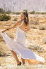Load image into Gallery viewer, Ivory Open Back Boho Lace Wedding Dress