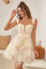 Load image into Gallery viewer, Champagne Cute A Line Sweetheart Short Graduation Dress