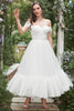 Load image into Gallery viewer, Ivory Off The Shoulder Prom Dress