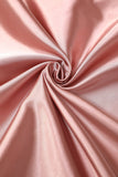 Pink Satin Prom Dress