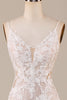 Load image into Gallery viewer, Charming Mermaid Spaghetti Straps Ivory Long Bridal Dress with Lace