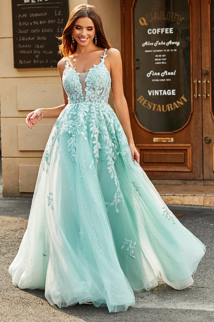 graduation dresses xs A-line Black Floor Length Prom Dress,Graduation Dress For Teens Y1493 –  Simplepromdress main image 1