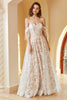 Load image into Gallery viewer, Gorgeous A Line Off the Shoulder White Lace Wedding Dress