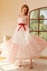 Load image into Gallery viewer, Princess A Line Sweetheart Long Prom Dress with Bowknot