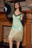 Sequined Green Short 1920s Party Dress