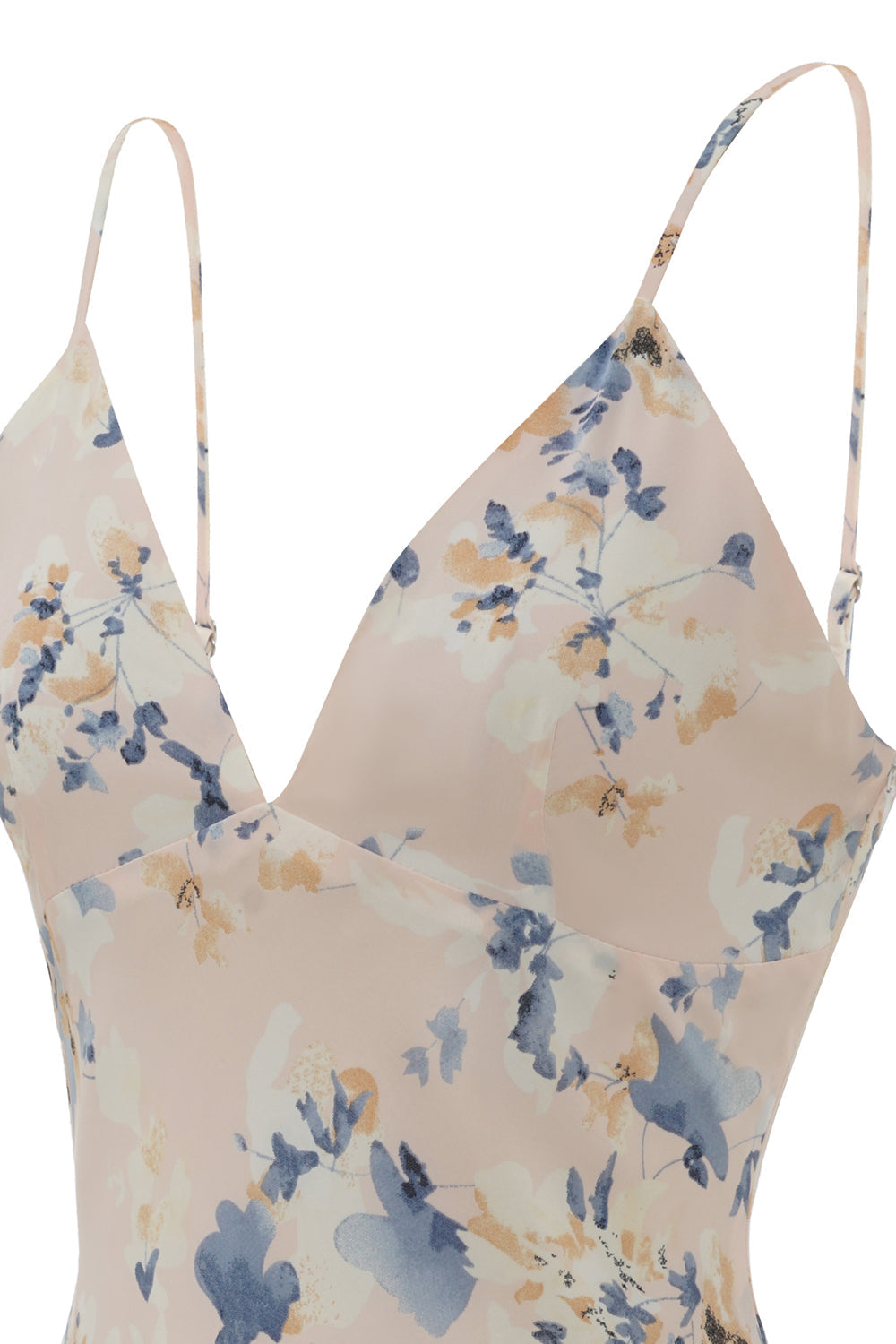 Sheath Spaghetti Straps Floral Print Summer Dress