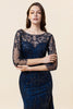 Load image into Gallery viewer, Long Sleeves Beaded Mother of Bride Dress