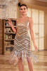 Load image into Gallery viewer, Sheath V Neck Golden Sequins 1920s Dress with Tassel