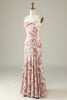 Load image into Gallery viewer, Blush Floral Boho Mermaid Bridesmaid Dress