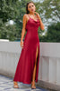 Load image into Gallery viewer, Mermaid Burgundy Long Prom Dress