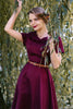 Load image into Gallery viewer, Burgundy Button Dress