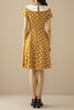 Load image into Gallery viewer, Peter Pans Collar Yellow 1950s Dress