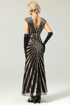 Mermaid 1920s Sequined Flapper Dress