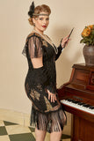 Golden Sequin Fringes Plus size 1920s Dress