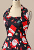 Load image into Gallery viewer, Retro Halter Christmas Party Dress