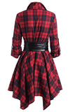 Vintage Plaid 1950s Halloween Dress