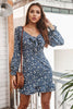 Load image into Gallery viewer, Long Sleeves Print Bodycon Dress
