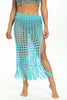 Load image into Gallery viewer, White Crochet Swim Skirt Cover Up