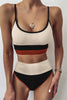 Load image into Gallery viewer, Two Piece Stripe Swimsuit