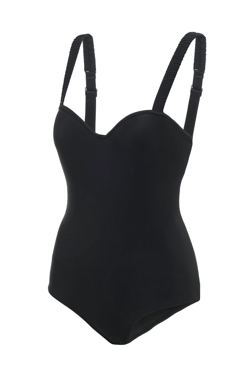 Load image into Gallery viewer, One Piece Black Swimwear