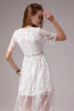 Load image into Gallery viewer, White Lace Summer Boho Maxi Dress