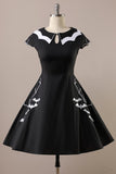 Halloween Bat Print Dress