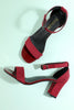 Load image into Gallery viewer, Burgundy Party Shoes