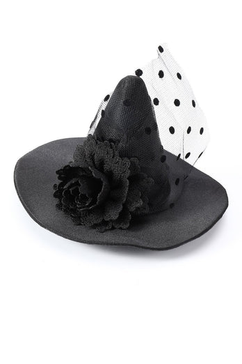 Black Women Halloween Witch Hat