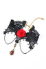Load image into Gallery viewer, Black Women Halloween Necklace with Flowers