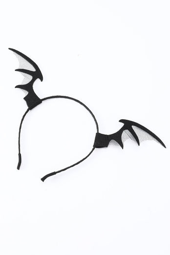 Black Women Halloween Bat Headband
