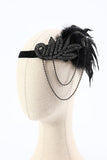 1920s Flapper Black Accessories Set