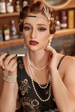 1920s Flapper Golden/Silver Accessories Set