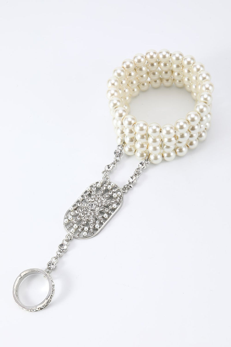 Load image into Gallery viewer, White Party Bracelet