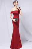 One Shoulder Simple Prom Dress