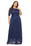 Plus Size Long Lace Dress