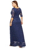 Plus Size Long Lace Dress