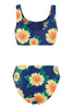 Load image into Gallery viewer, Two Piece Printed High Waist Swimwear