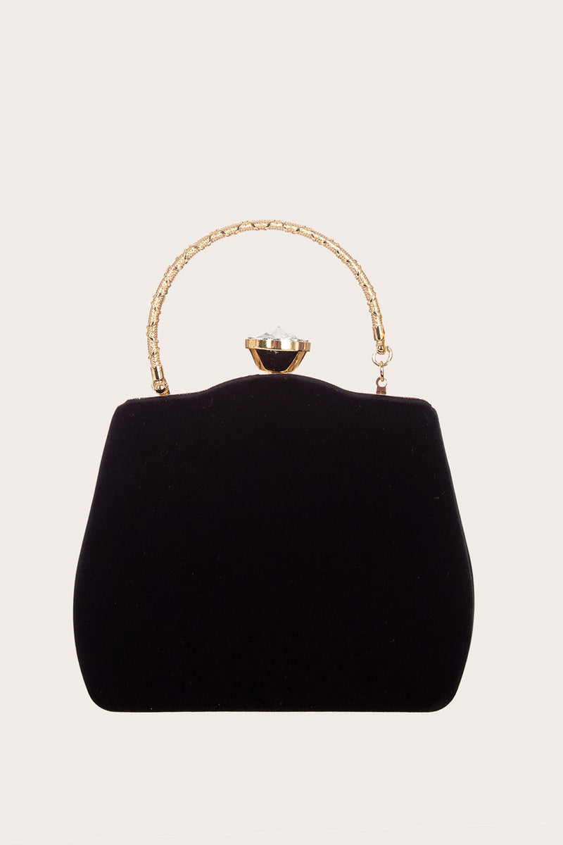 Load image into Gallery viewer, Black Beading Handbag