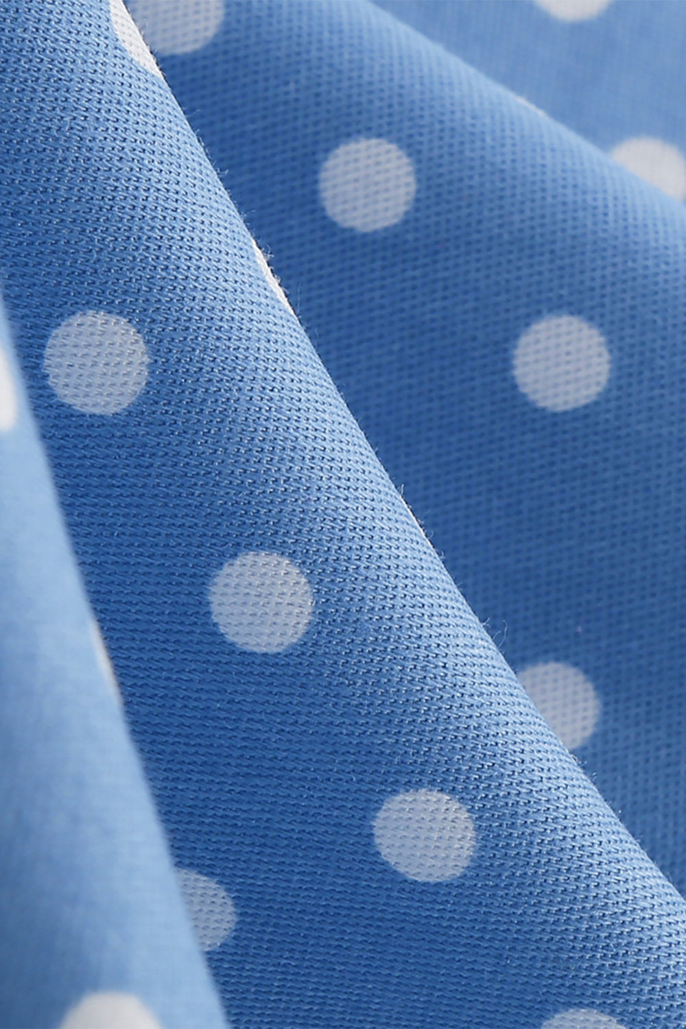 Retro Polka Dots Halter Open Back Dress