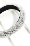 Glitter Silver Crystal Headband