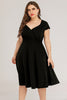Load image into Gallery viewer, Plus Size Black Party Dress